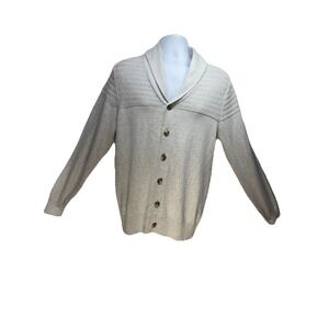 Goodfellow Men's Knit Button Up Cardigan Sweater Gray MEDIUM‎ NWT